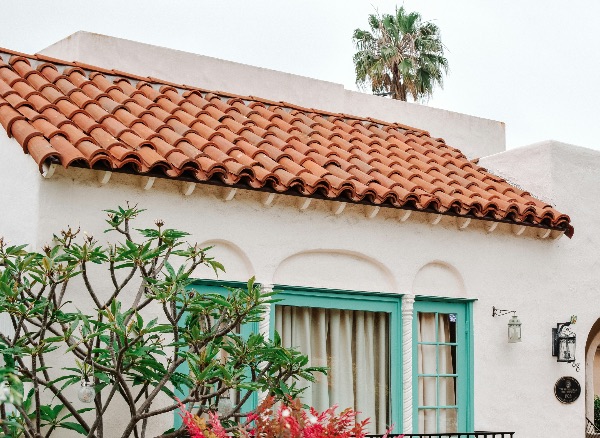 Clay tile roof